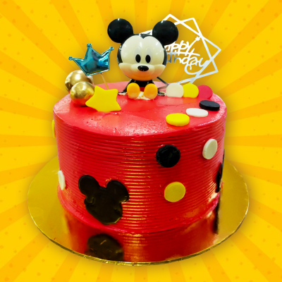 2D Cake - Mickey (Red)