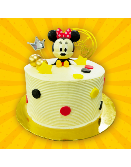 2D Cake - Minnie (White)