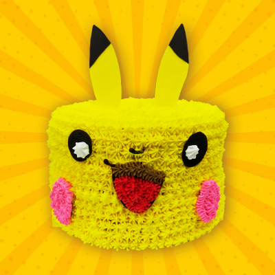 2D Cake - Pikachu 2