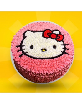 2D Cake - Hello Kitty 2