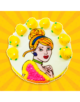 2D Cake - Dress Up Cinderella 1