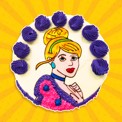 2D Cake - Dress Up Cinderella 2