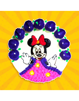 2D Cake - Minnie Princess 1