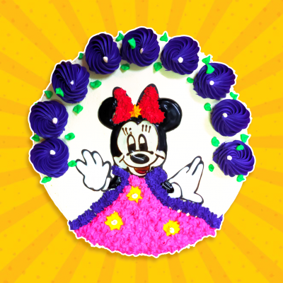 2D Cake - Minnie Princess 1