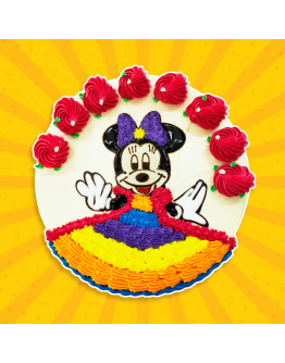 2D Cake - Minnie Princess 3