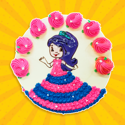 2D Cake - Plum Pudding Princess 3