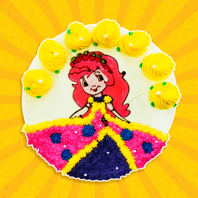 2D Cake - Strawberry Shortcake Princess 2