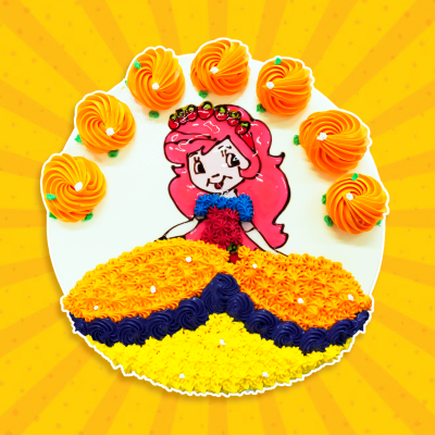 2D Cake - Strawberry Shortcake Princess 3