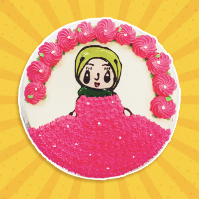 2D Cake - Dress Up Putri 3