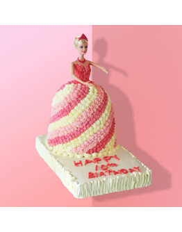 3D Cake - Pretty Barbie Doll 1