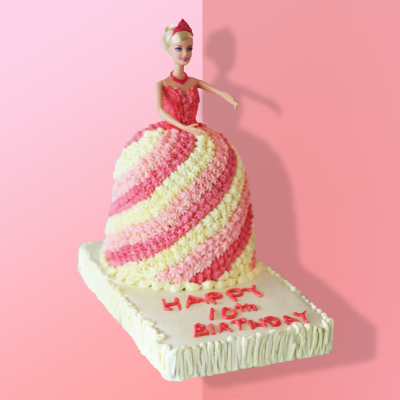 3D Cake - Pretty Barbie Doll 1