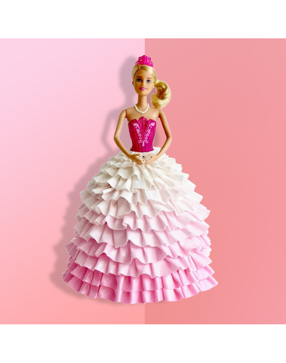 Boxed Delight - Sitting barbie doll cake. . Strawberry... | Facebook