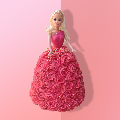 3D Cake - Pretty Barbie Doll 7