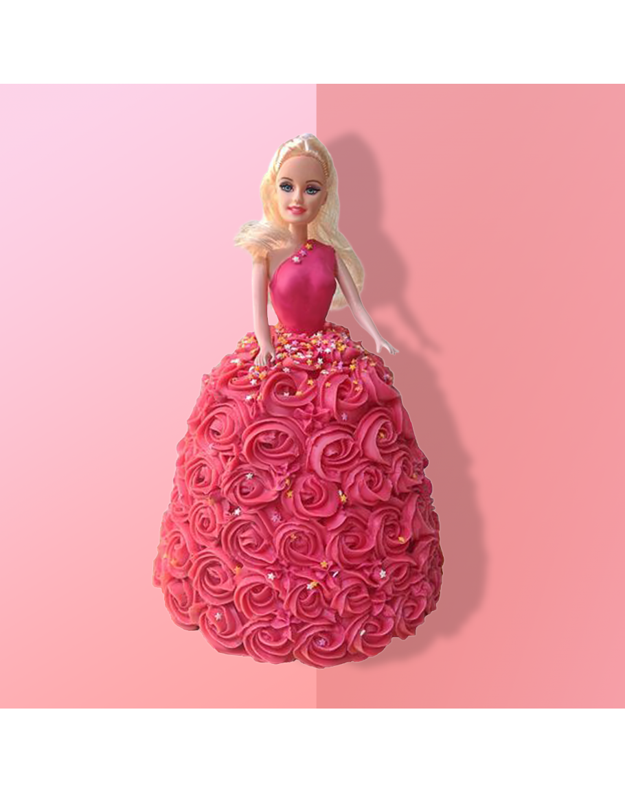 Buy 3D Bear & Barbie Doll Cake Design | iCakes