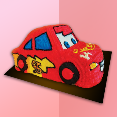 3D Cake - Lightning McQueen 1