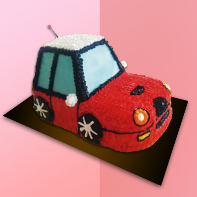 3D Cake - Red Car