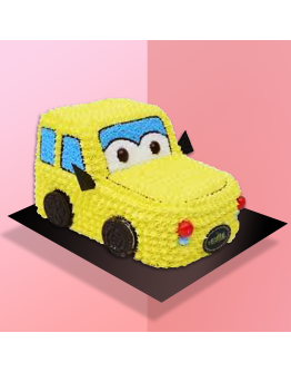 3D Cake - Yellow Car 2