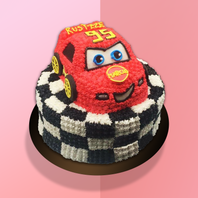 3D Cake - Lightning McQueen 2