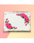 2KG Rectangular - Icing Flower II