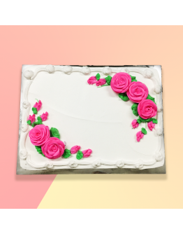 2KG Rectangular - Icing Flower II