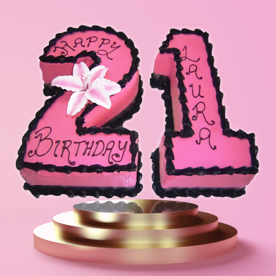 Number 21 Cake - I