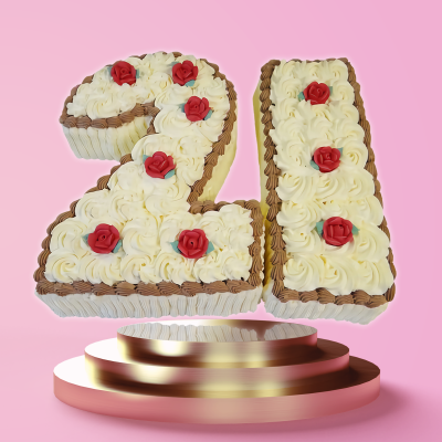 Number 21 Cake - III