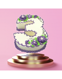 Number 3 Cake - II
