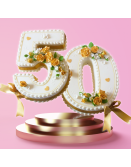 Number 50 Cake - I