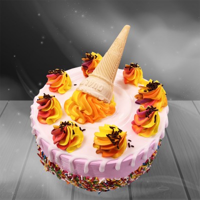 1KG Strawberry Ice Cream Cake
