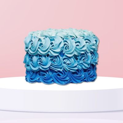 Rosette cake - Blue Danube