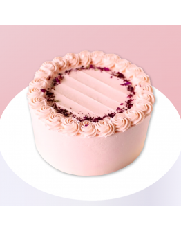 Rosette cake - Pink Story