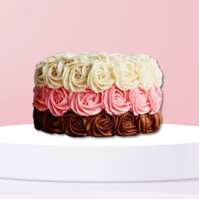Rosette cake - Rose Neapolitan