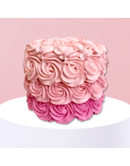 Rosette cake - Pink Church