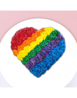 Rosette cake - Colorful Time