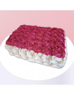 Rosette cake - Corner of Love