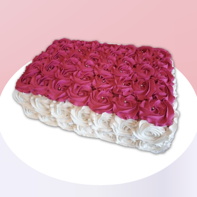 Rosette cake - Corner of Love