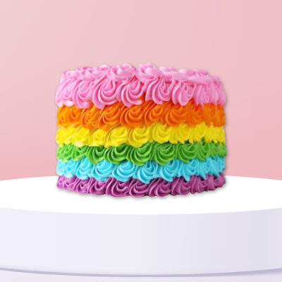 Rosette cake - Rainbow Bridge