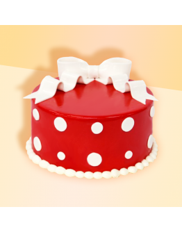 Royal Polka Dot Present Cake