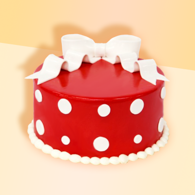 Royal Polka Dot Present Cake
