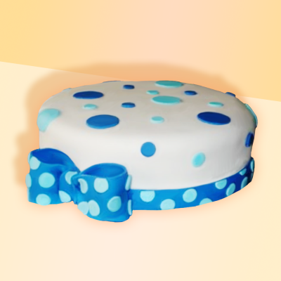 Royal Polka Dot Cake