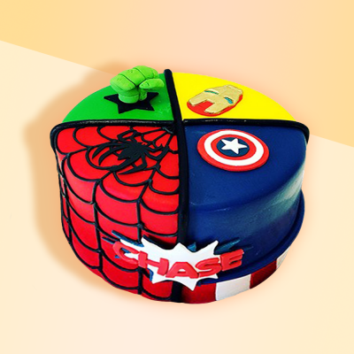 Royal Marvel Heroes Cake
