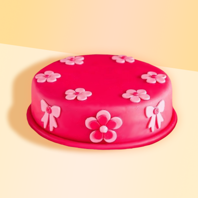 Royal Pink Sakura Cake