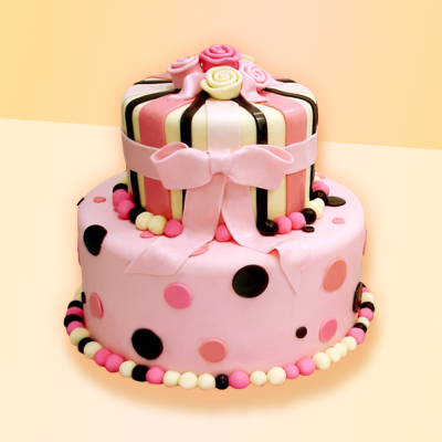 Tiered Royal - Pink Surprise