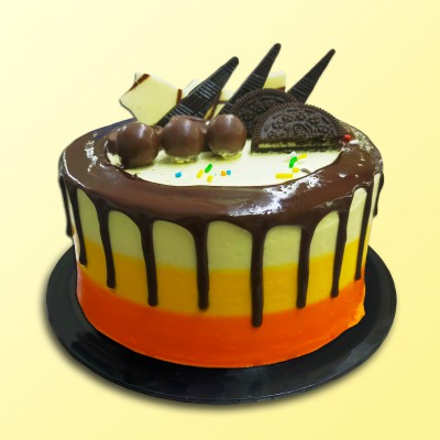 6" Chocolate Delicious - Drip Cake 4