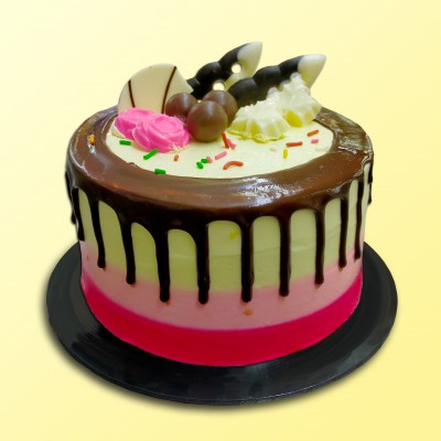 6" Chocolate Delicious - Drip Cake 3