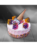 0.5KG Strawberry Ice Cream Cake
