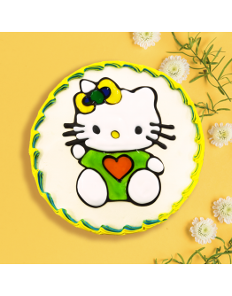 Piping Jelly Cake - Hello Kitty 1