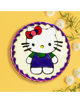 Piping Jelly Cake - Hello Kitty 2