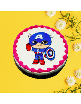 Piping Jelly Cake - Captain America 5