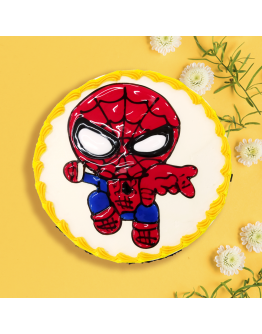 Piping Jelly Cake - SpiderMan